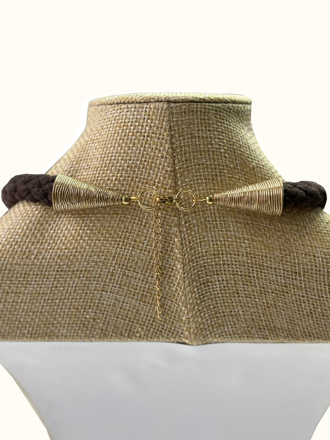 collar web cordon algodon espalda