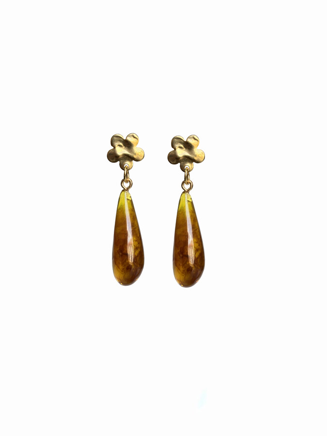 pendientes de  resina